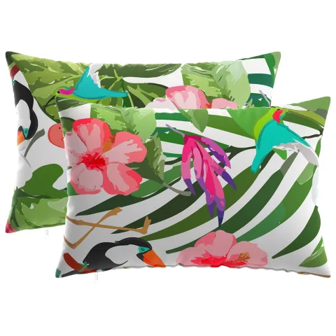 vidaXL Husă pentru pernă 2 pcs HEERLEN Multicolour 50 x 75 cm