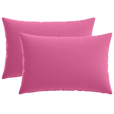 vidaXL Husă pentru pernă 2 pcs HEERLEN Roz 50 x 75 cm Poliester