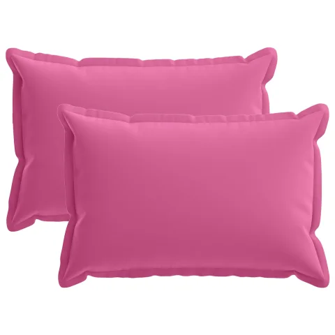 vidaXL Husă pentru pernă 2 buc. HOUTEN Roz 30 x 50 cm Poliester