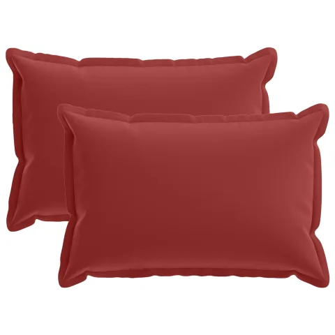 vidaXL Husă pentru pernă 2 buc. HOUTEN Roșu Vin 40 x 60 cm Poliester