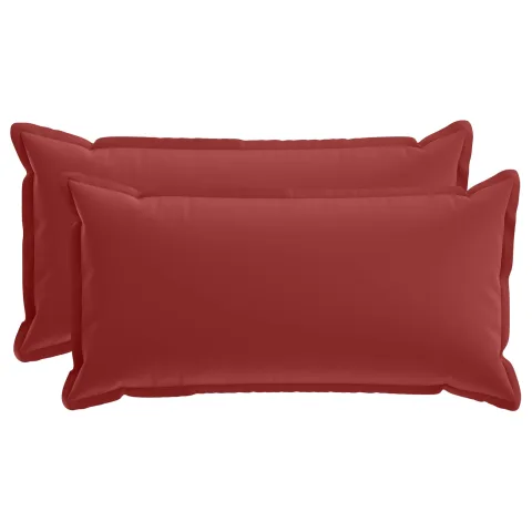 vidaXL Husă pentru pernă 2 buc. HOUTEN Roșu Vin 40 x 70 cm Poliester