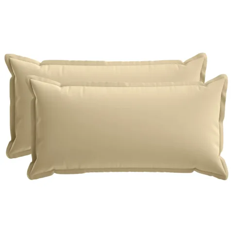 vidaXL Husă pentru pernă 2 buc. HOUTEN Bej 40 x 70 cm Poliester