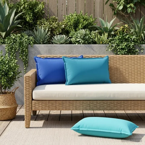 vidaXL Husă pentru pernă 2 buc. HOUTEN Albastru deschis 40 x 70 cm