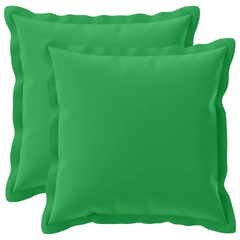 vidaXL Husă pentru pernă 2 buc. HOUTEN Verde 50 x 50 cm Poliester
