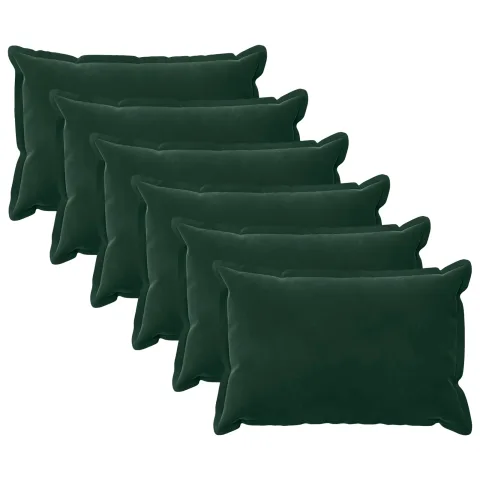 vidaXL Husă pentru pernă 6 pcs HOUTEN Verde închis 50 x 75 cm Catifea