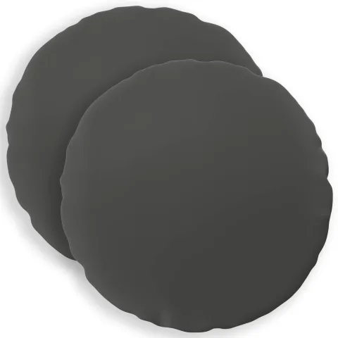 vidaXL Husă pentru pernă 2 pcs HEERLEN Antracit Ø 30 cm Poliester