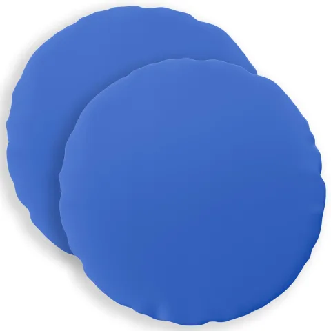 vidaXL Husă pentru pernă 2 pcs HEERLEN Albastru regal Ø 30 cm