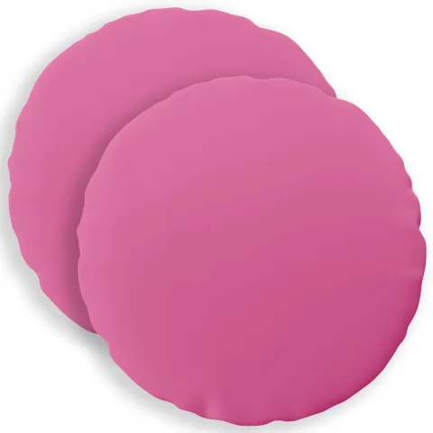 vidaXL Husă pentru pernă 2 pcs HEERLEN Roz Ø 30 cm Poliester