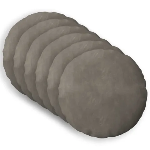 vidaXL Husă pentru pernă 6 pcs HEERLEN Gri deschis Ø 40 cm Catifea