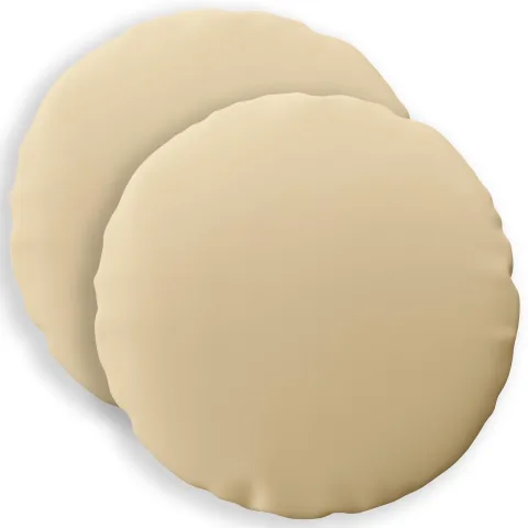 vidaXL Husă pentru pernă 2 pcs HEERLEN Bej Ø 40 cm Poliester