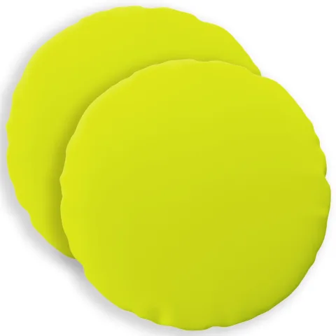 vidaXL Husă pentru pernă 2 pcs HEERLEN Verde strălucitor. Ø 50 cm