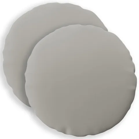 vidaXL Husă pentru pernă 2 pcs HEERLEN Gri Ø 50 cm Poliester