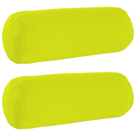vidaXL Husă pentru pernă 2 pcs HEERLEN Verde strălucitor. Ø 15 x 40 cm