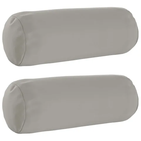 vidaXL Husă pentru pernă 2 pcs HEERLEN Gri Ø 15 x 40 cm Poliester