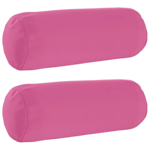 vidaXL Husă pentru pernă 2 pcs HEERLEN Roz Ø 15 x 40 cm Poliester