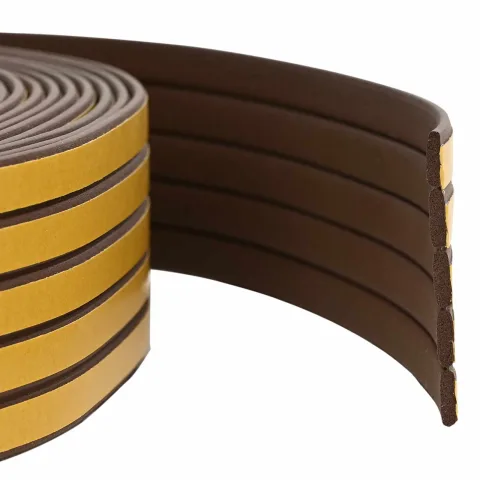 vidaXL Banda adeziva pentru feronerie Maro 9 x 3 mm 12 m Spumă EPDM