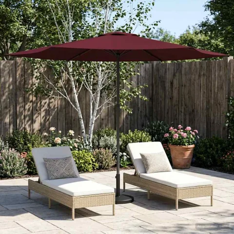 vidaXL Parasol de Grădină 300 x 300 cm Poliester Dreptunghiular