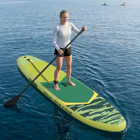 vidaXL Plăci de paddle board gonflabile POSEIDON 366 x 81 x 15 cm