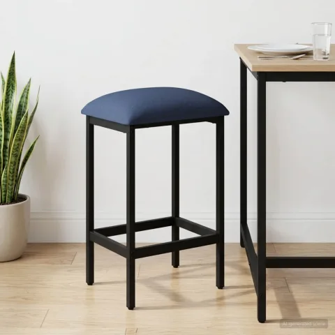 vidaXL Scaun de bar albastru 40 x 32 x 74 cm Lemn prelucrat