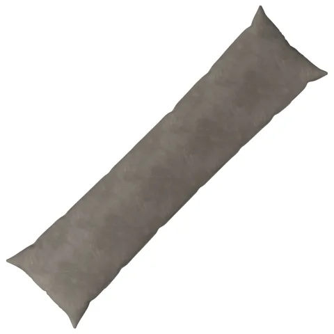 vidaXL Pernă cu pernă HEERLEN Gri deschis 40 x 145 cm Catifea
