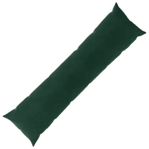 vidaXL Pernă cu pernă HEERLEN Verde închis 40 x 145 cm Catifea