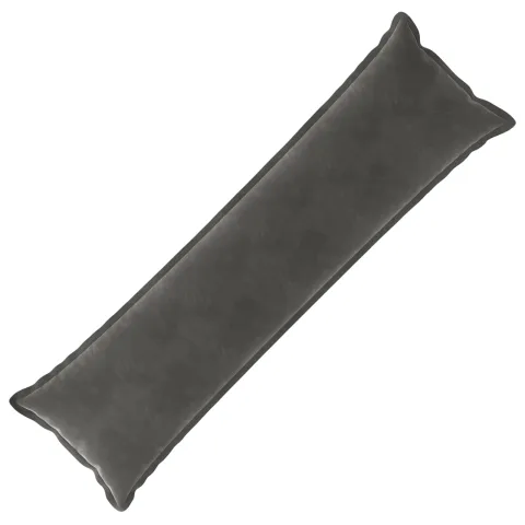 vidaXL Pernă cu pernă HOUTEN Gri închis 40 x 145 cm Catifea