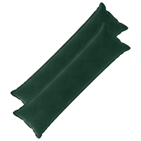 vidaXL Pernă cu pernă HOUTEN 2 buc. Verde închis Catifea