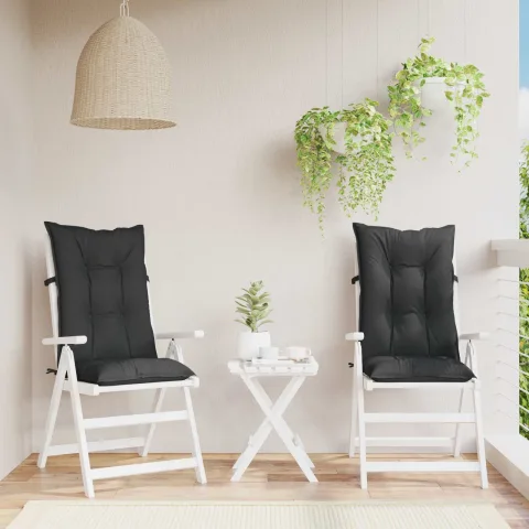 vidaXL Set de perne pentru scaun cu spătar înalt 2 buc. Poliester