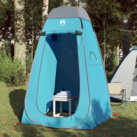 vidaXL Cort de intimitate pop-up, albastru, impermeabil