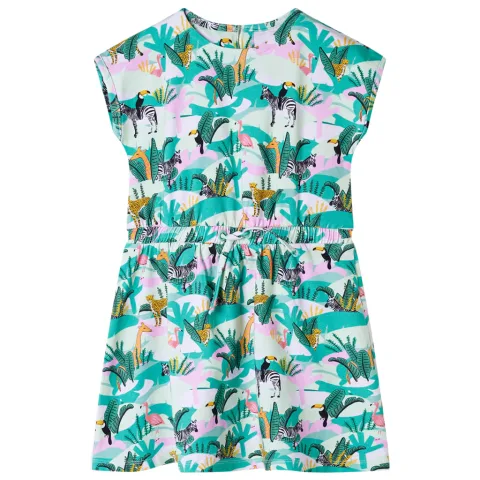 Rochie pentru copii, verde mentă deschis, 104