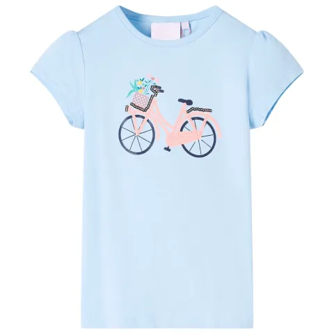 Tricou pentru copii, albastru deschis, 116