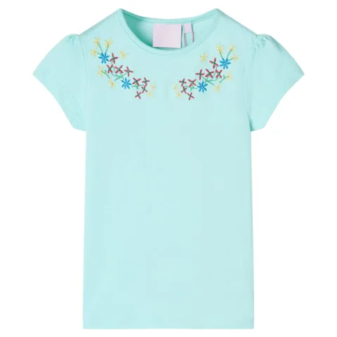 Tricou pentru copii, turcoaz deschis, 128