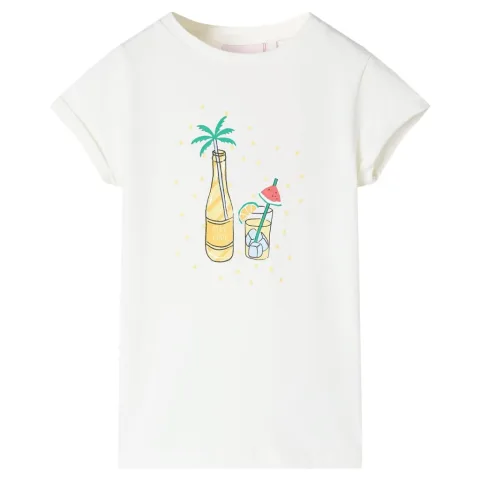Tricou pentru copii, ecru, 116
