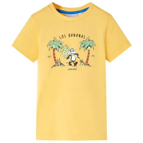 Tricou pentru copii, ocru deschis, 104