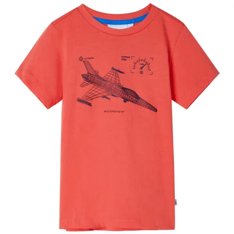 Tricou pentru copii, roșu deschis, 128