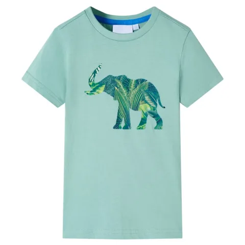 Tricou pentru copii, kaki deschis, 128