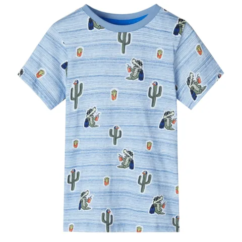 Tricou pentru copii, mix de albastru, 128