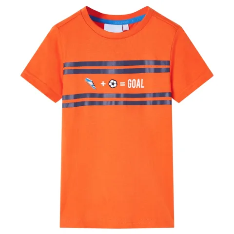 Tricou pentru copii, portocaliu închis, 116