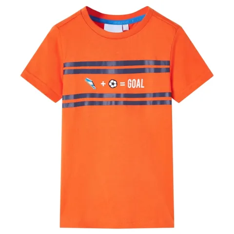 Tricou pentru copii, portocaliu închis, 140