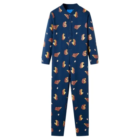 Costum salopetă pentru copii, jeans, albastru, 92