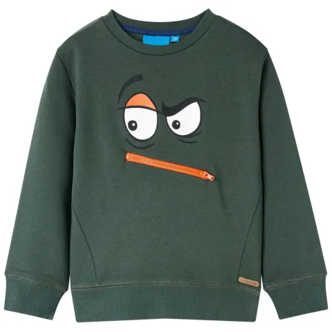 Bluzon pentru copii, verde închis, 92
