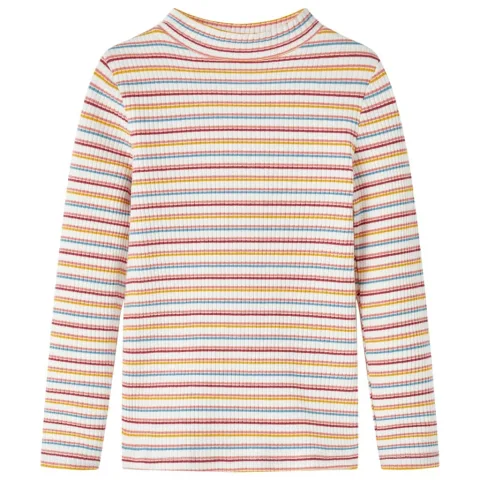 Tricou de copii cu mâneci lungi, ecru, 128