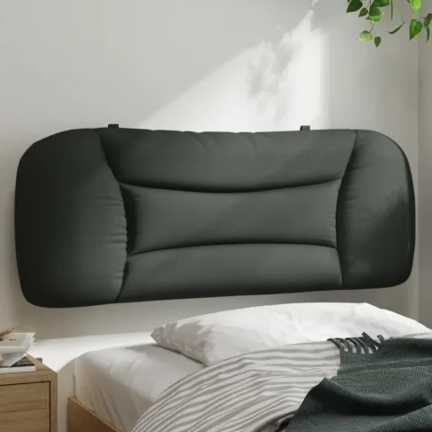 vidaXL Pernă pentru tăblie Hvar gri închis, material textil, 100 cm
