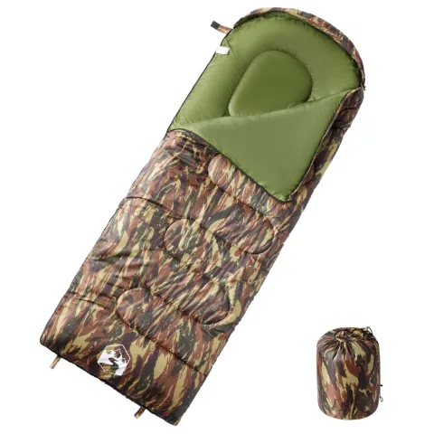 vidaXL Sac de dormit pentru adulți de camping, 3-4 anotimpuri
