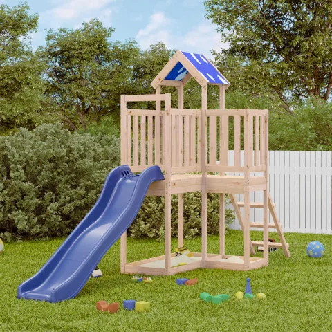 vidaXL Set de joacă pentru exterior, lemn masiv de pin