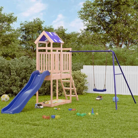 vidaXL Set de joacă pentru exterior, lemn masiv de douglas