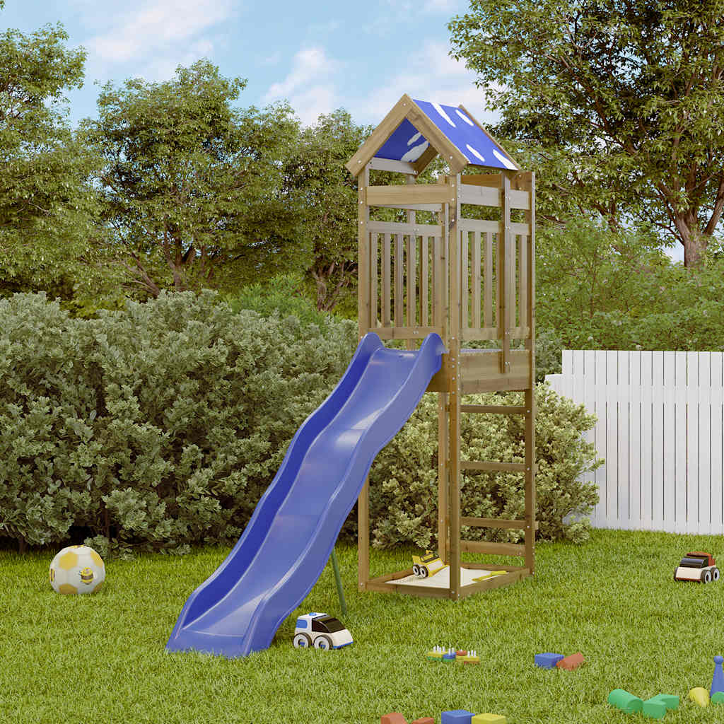 vidaXL Set de joacă pentru exterior, lemn de pin impregnat