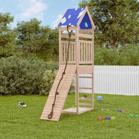 vidaXL Set de joacă pentru exterior, lemn masiv de pin