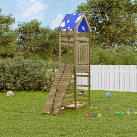 vidaXL Set de joacă pentru exterior, lemn de pin impregnat