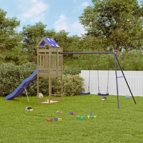 vidaXL Set de joacă pentru exterior, lemn de pin impregnat